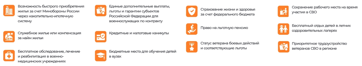 социальная поддержка контрактников